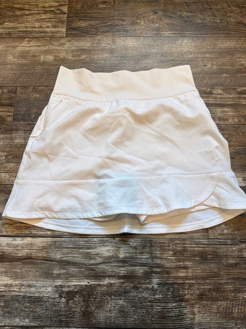 adidas White Women's Tennis Skort with Built-In Shorts